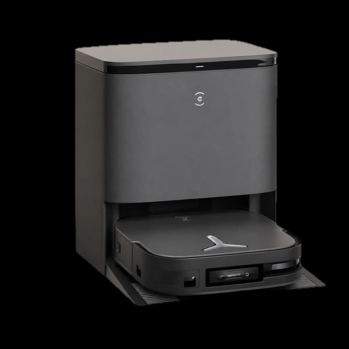 ECOVACS DEEBOT X2 Combo vacuum and mopping robot with all-in-one dock as AI visualization