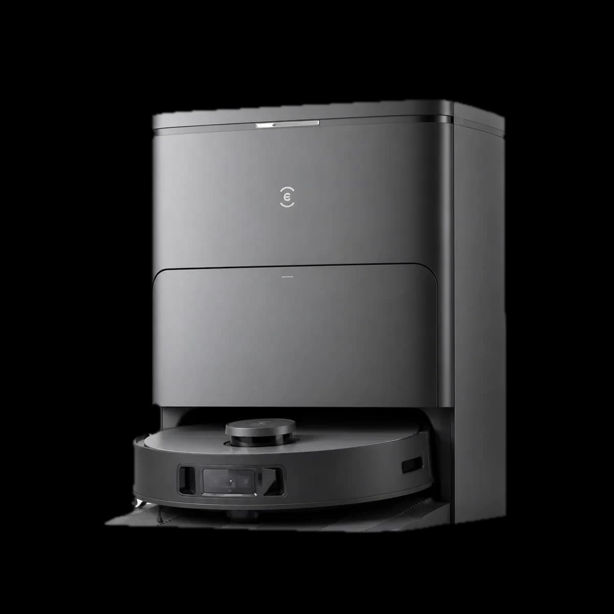 ECOVACS T50 Omni Gen3 vacuum and mopping robot with all-in-one dock as AI visualization