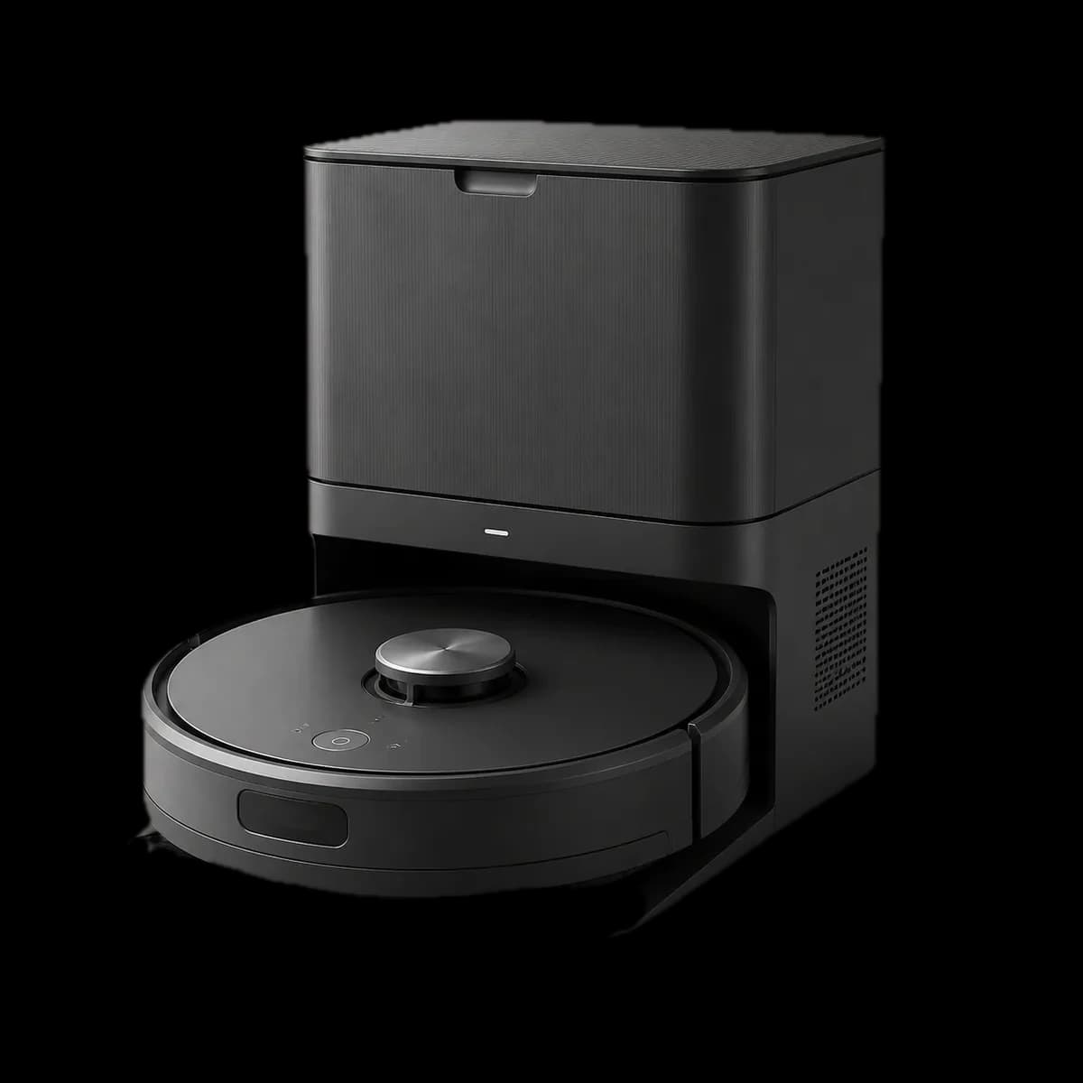 iRobot Roomba 105 Combo + AutoEmpty Dock - vacuum and mopping robot with self-emptying dock as AI visualization