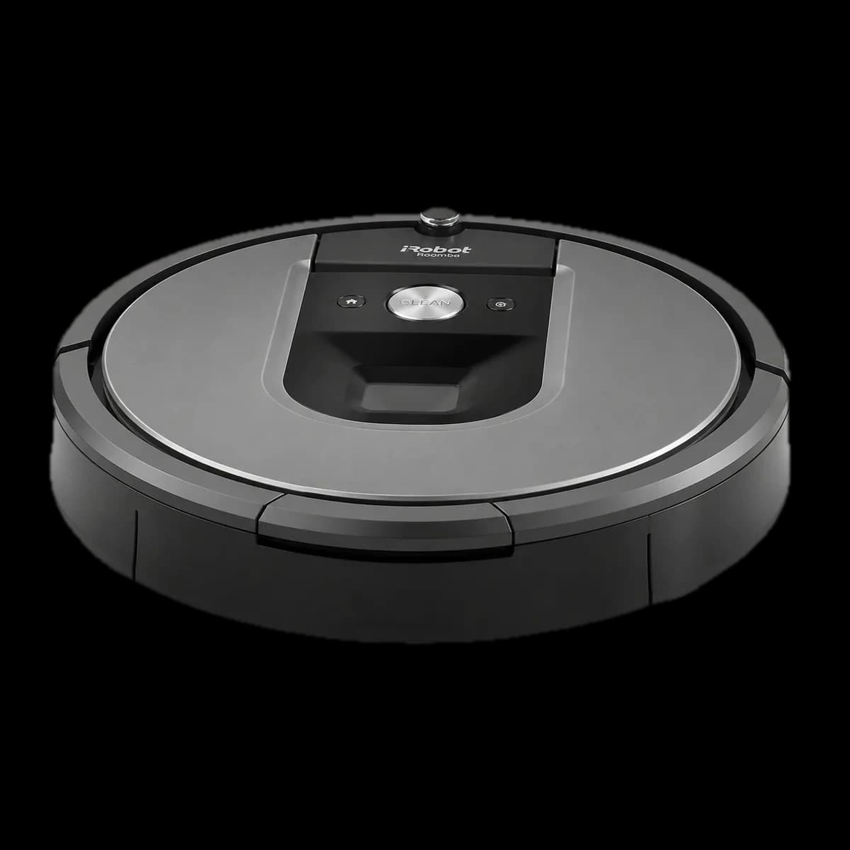 iRobot Roomba 960 vacuum and mopping robot as AI visualization