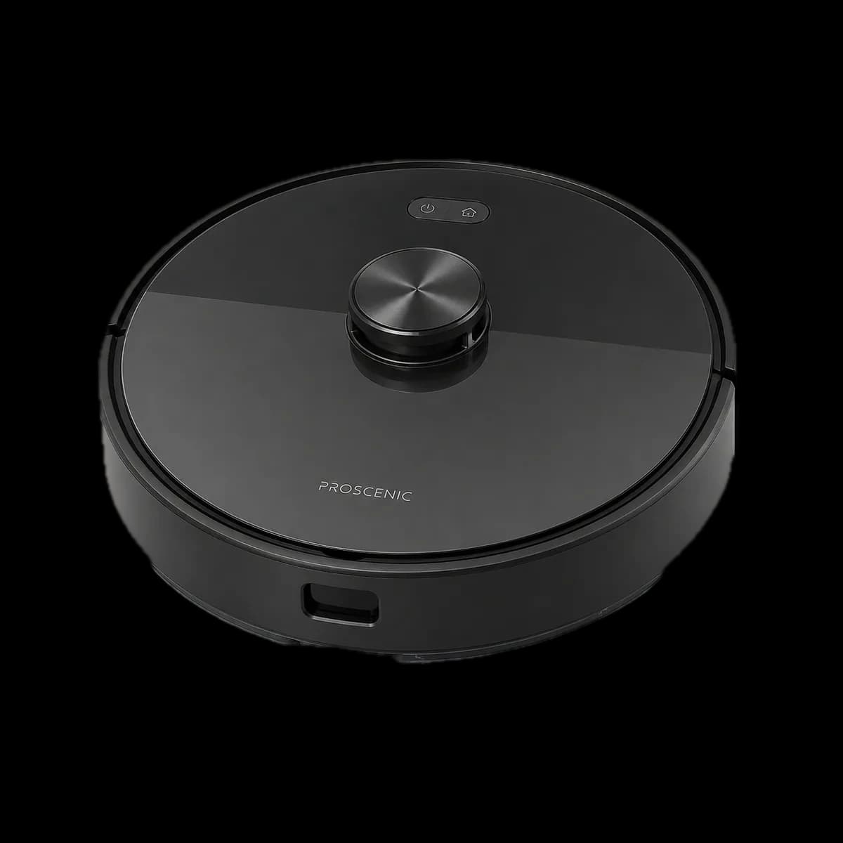 Proscenic Q20 Plus vacuum and mopping robot as AI visualization