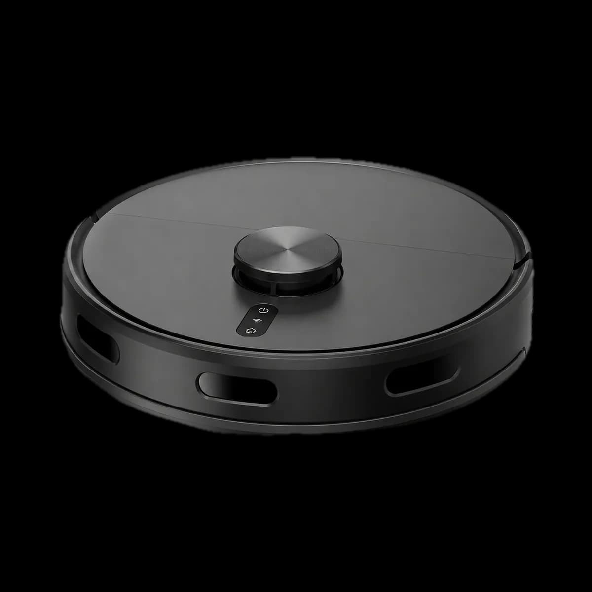 Proscenic Q8 vacuum and mopping robot as AI visualization