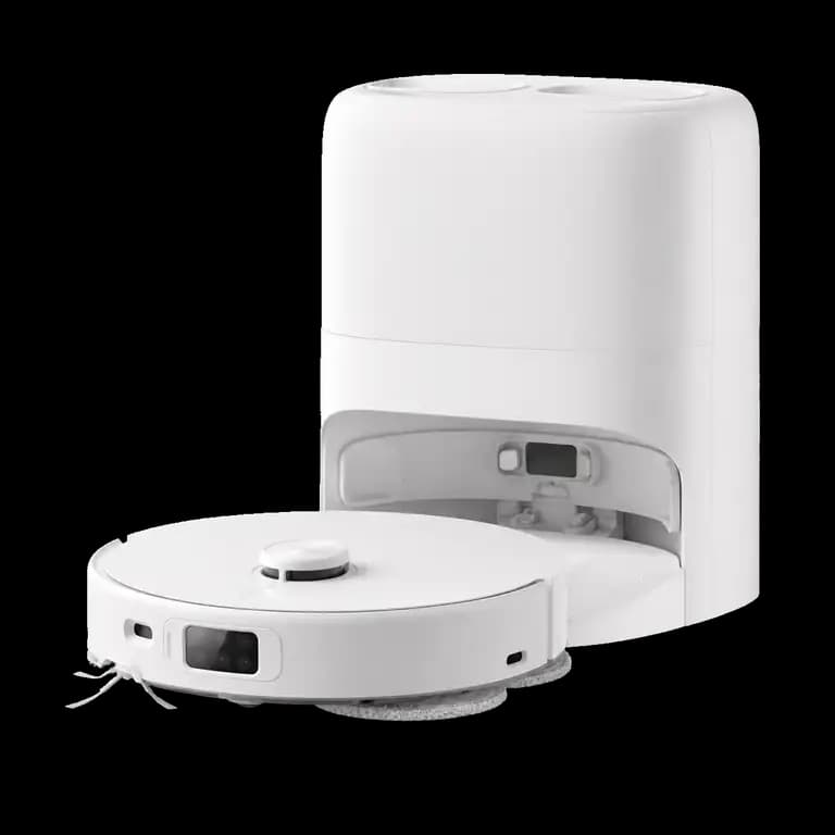 Roborock Qrevo Curv 2 Pro Robot vacuum cleaner with associated station, if included in delivery