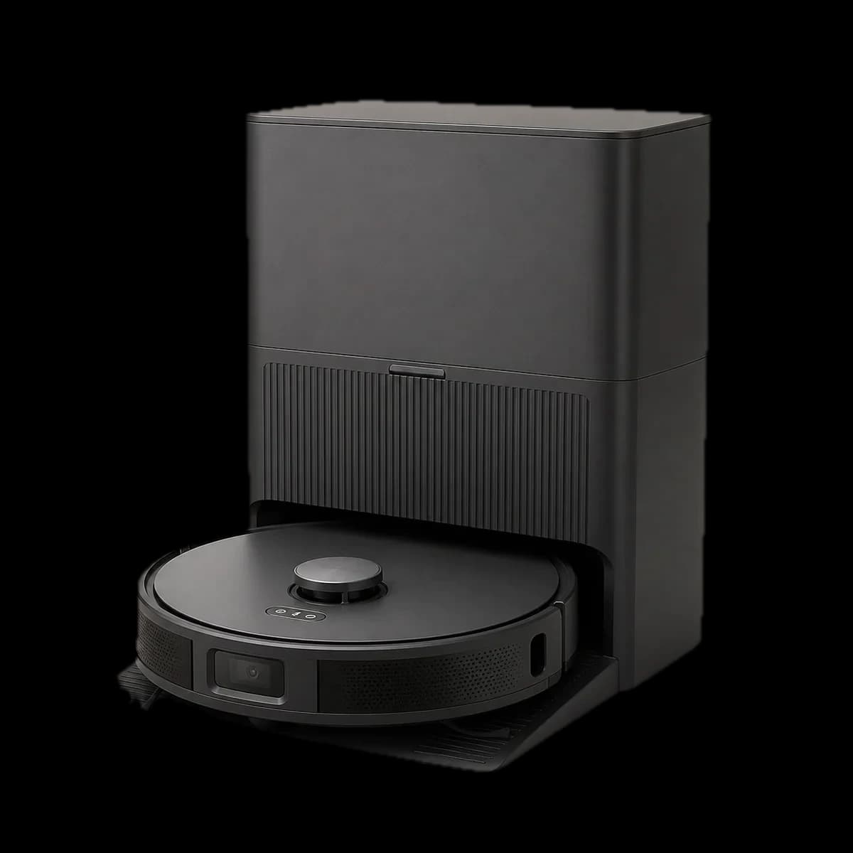 Vexilar W15 vacuum and mopping robot with self-emptying dock as AI visualization