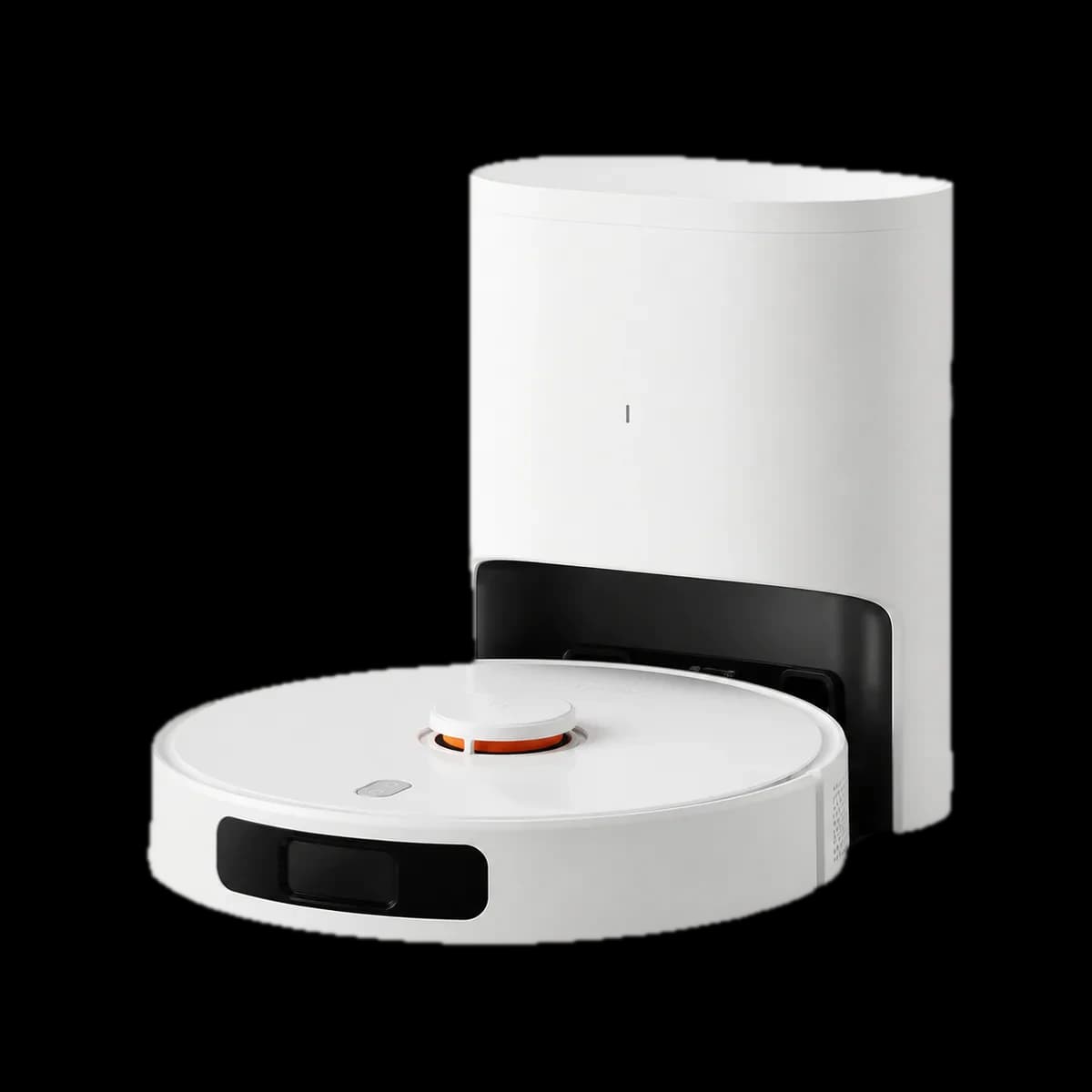 Xiaomi Robot Vacuum S12 vacuum and mopping robot with self-emptying dock as AI visualization